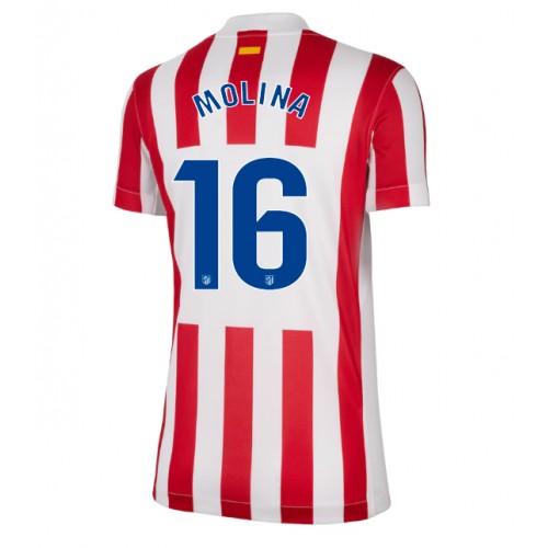 Ženski Nogometni dresi Atletico Madrid Nahuel Molina #16 Domači 2025-26 Kratek Rokav